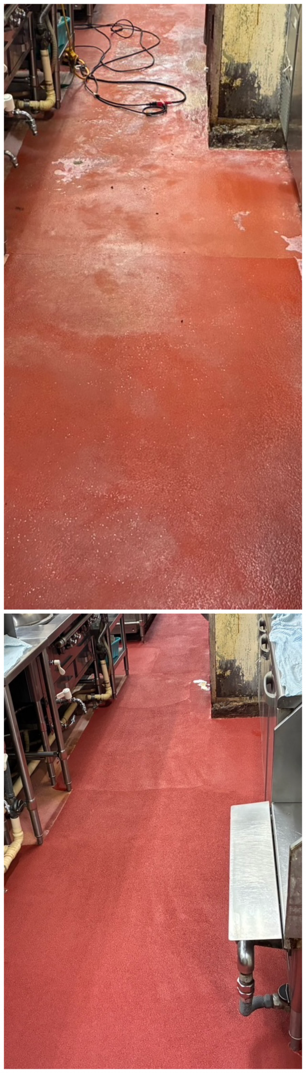 飲食店防滑工事、施工事例のご紹介