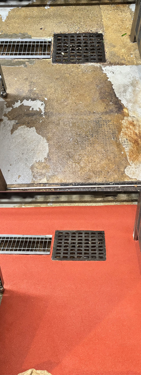 飲食店防滑工事、施工事例のご紹介