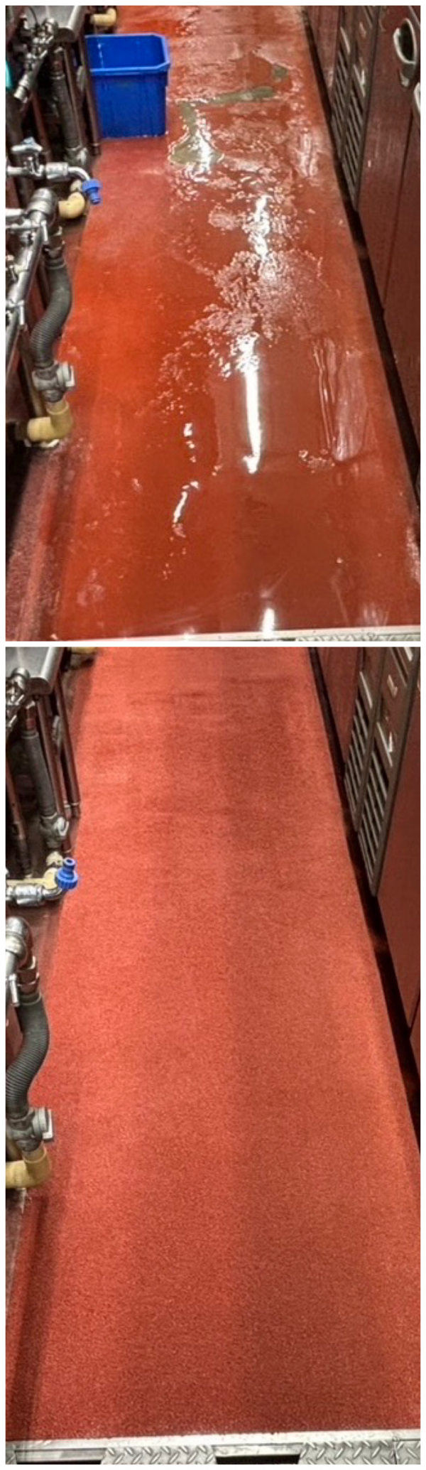 飲食店防滑工事、施工事例のご紹介